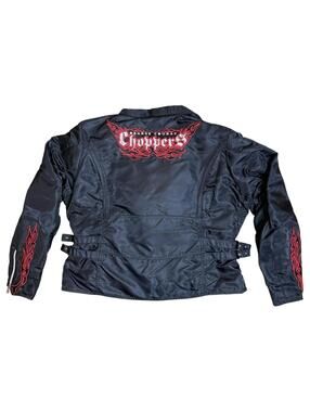 Orange County Choppers Motorcycle Jacket Women XL Y2K